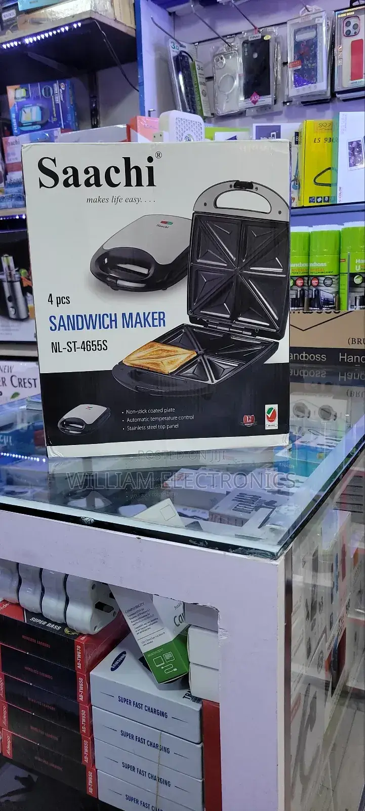 Stainless Saachi Sandwich Maker 4 PCS/Saachi Sandwich Maker