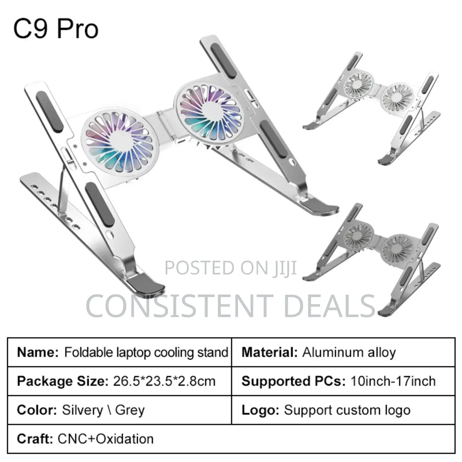 Foldable Adjustable Portable Laptop Cooling Stand