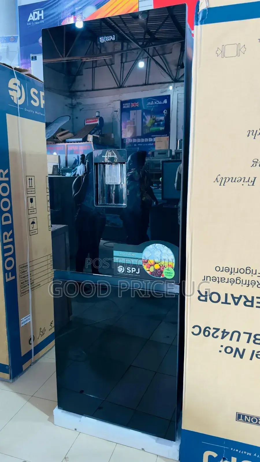 429 Litres SPJ Double Door Fridge With Dispenser