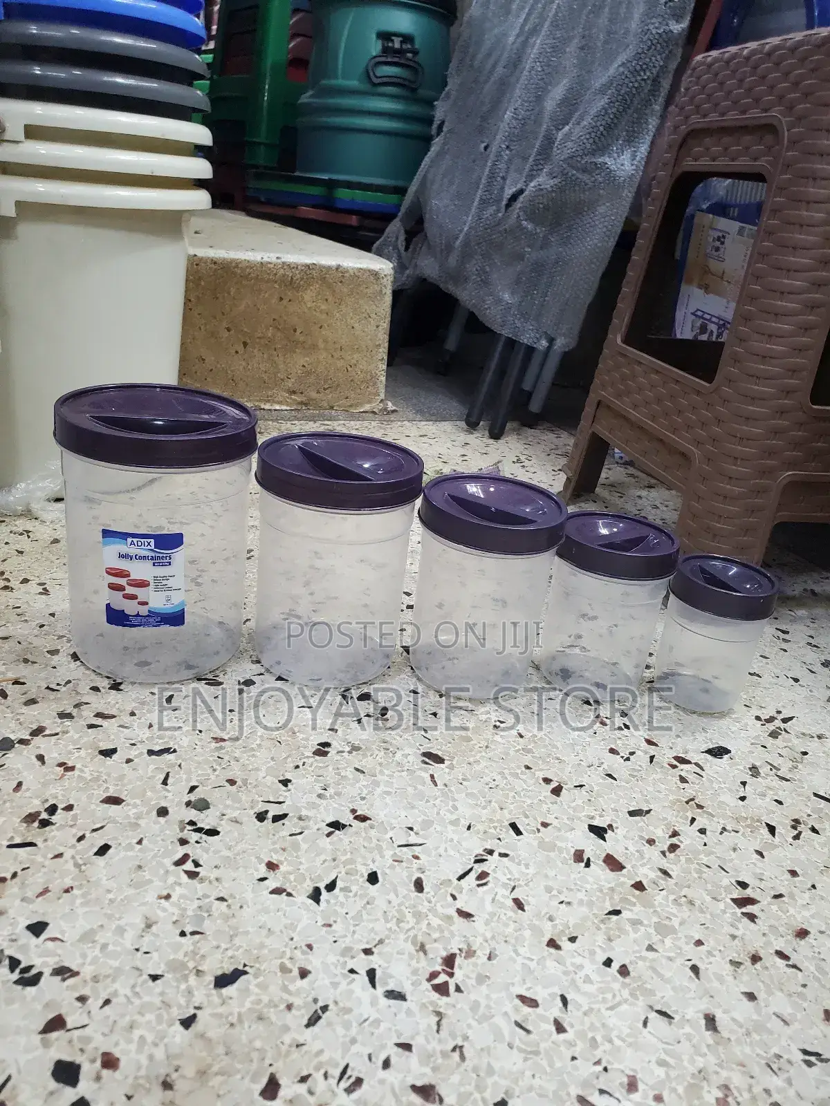 Cube Food Storage Containers 5pcs