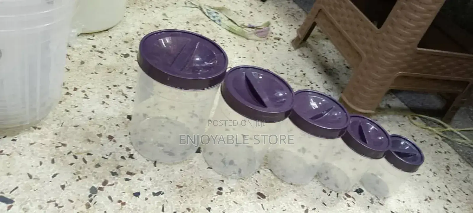Cube Food Storage Containers 5pcs