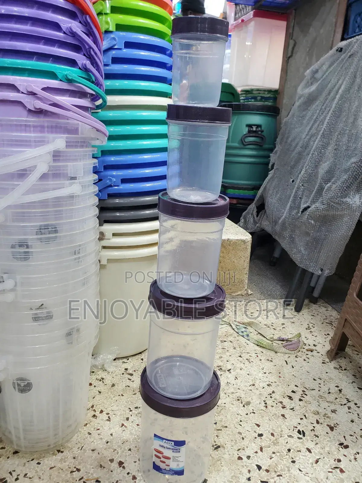 Cube Food Storage Containers 5pcs
