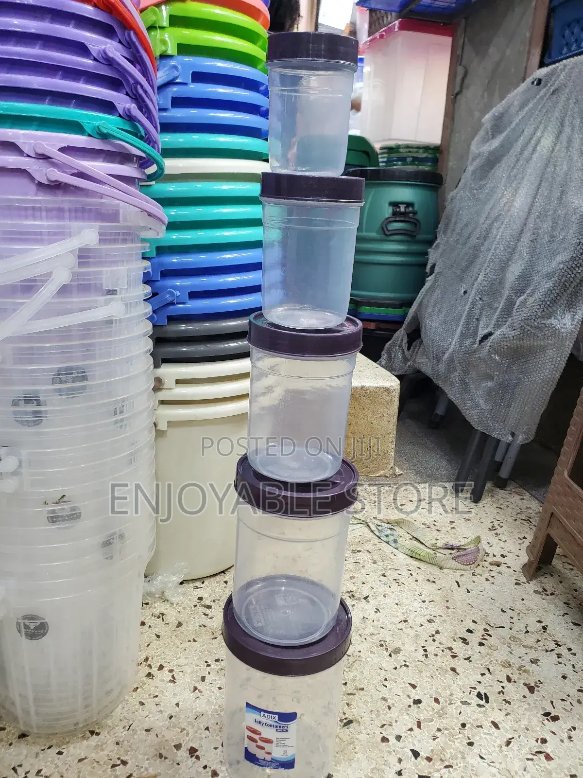 Cube Food Storage Containers 5pcs