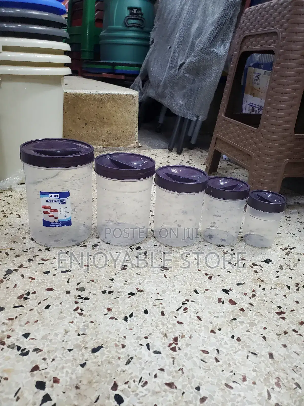 Cube Food Storage Containers 5pcs