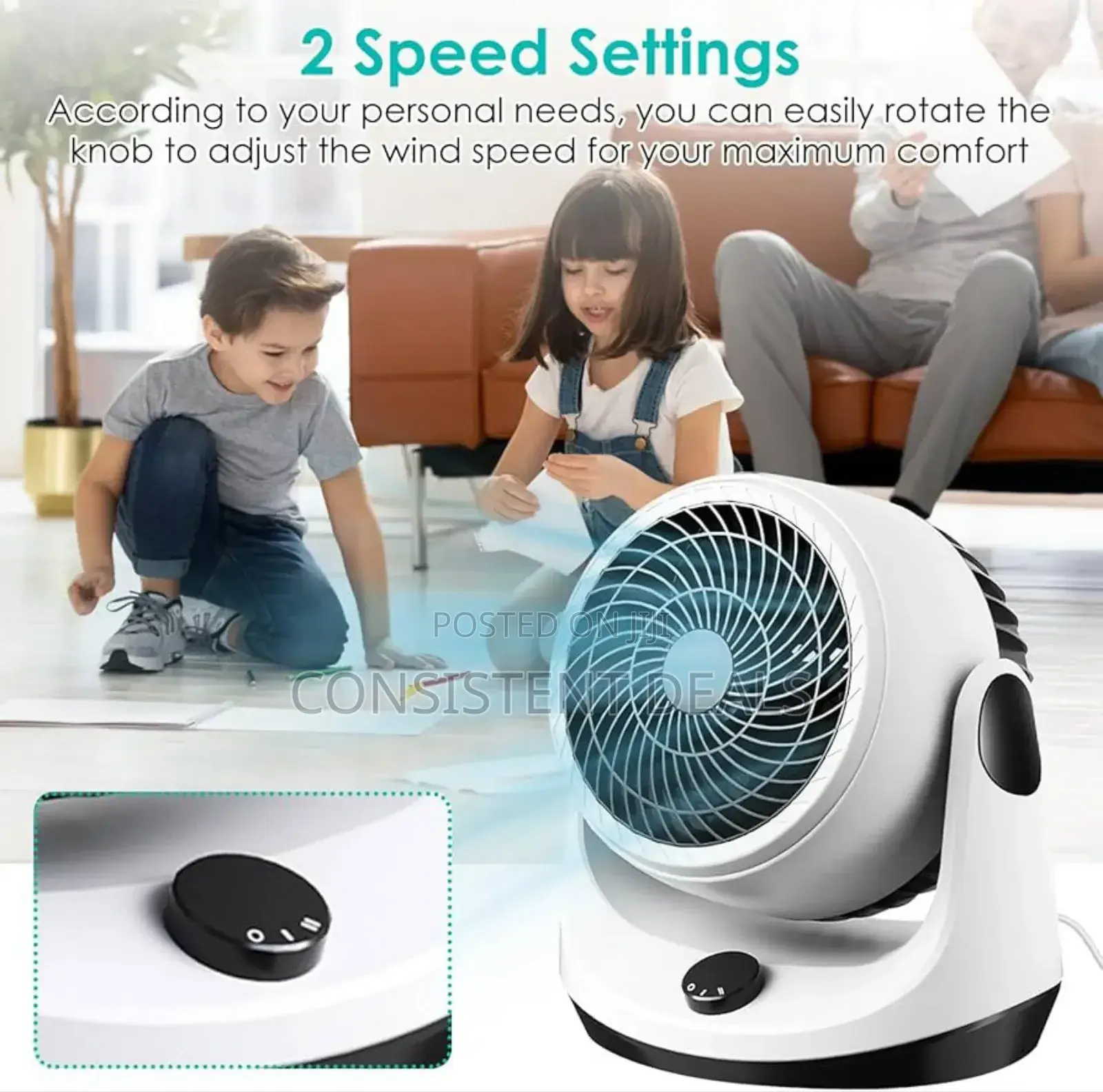 Mini Electric Desk / Office Countertop Air Circulation Fan