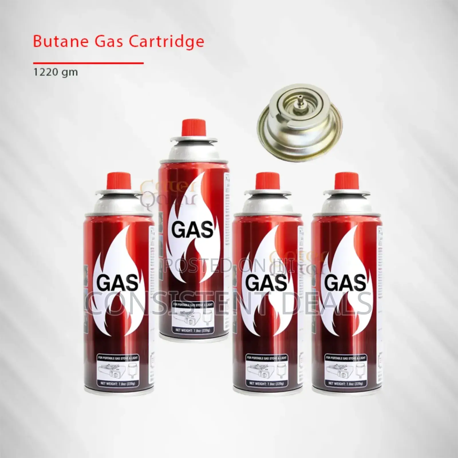4pcs Portable Gas Canisters/ Cylinders