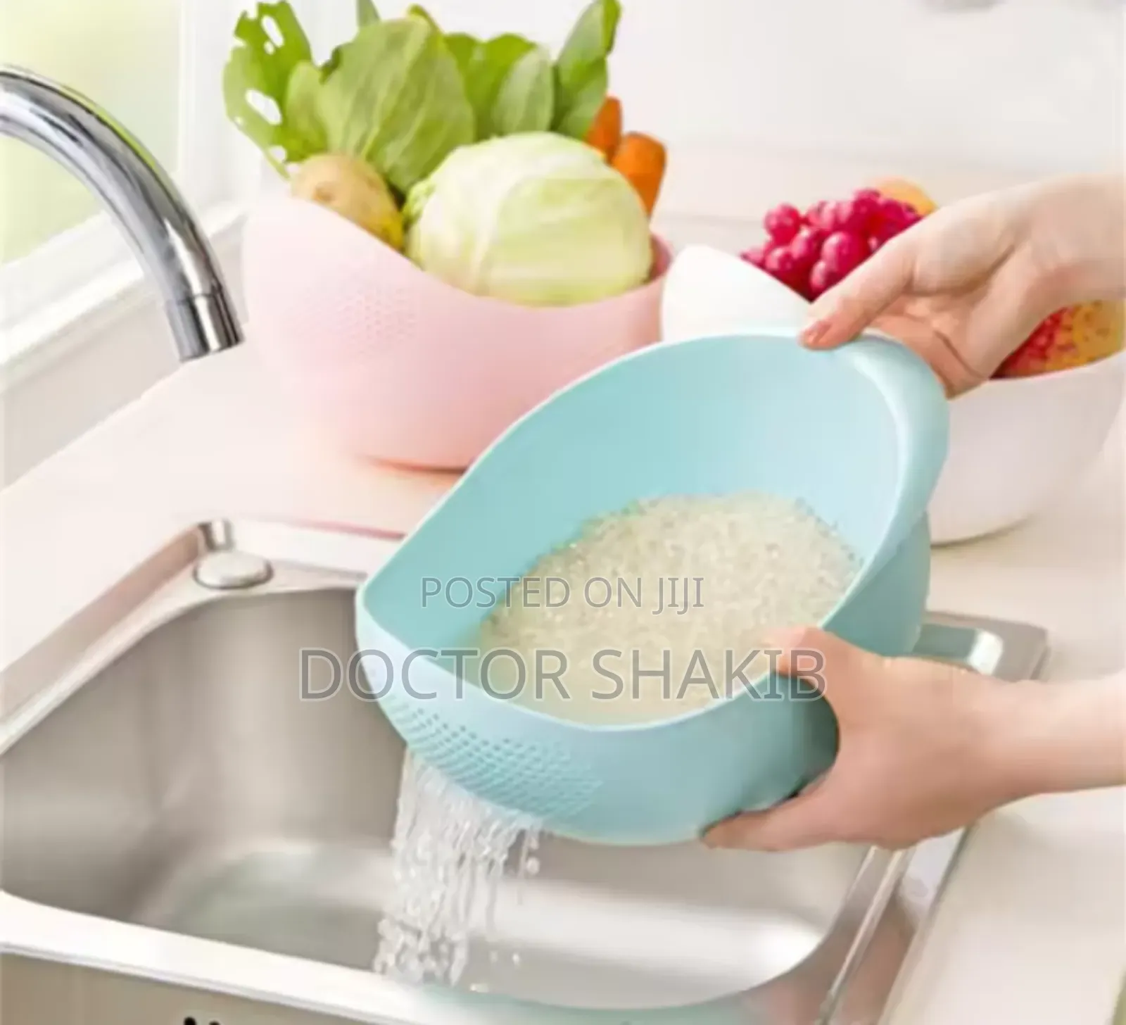 New Plastic Rice Colander Sieve