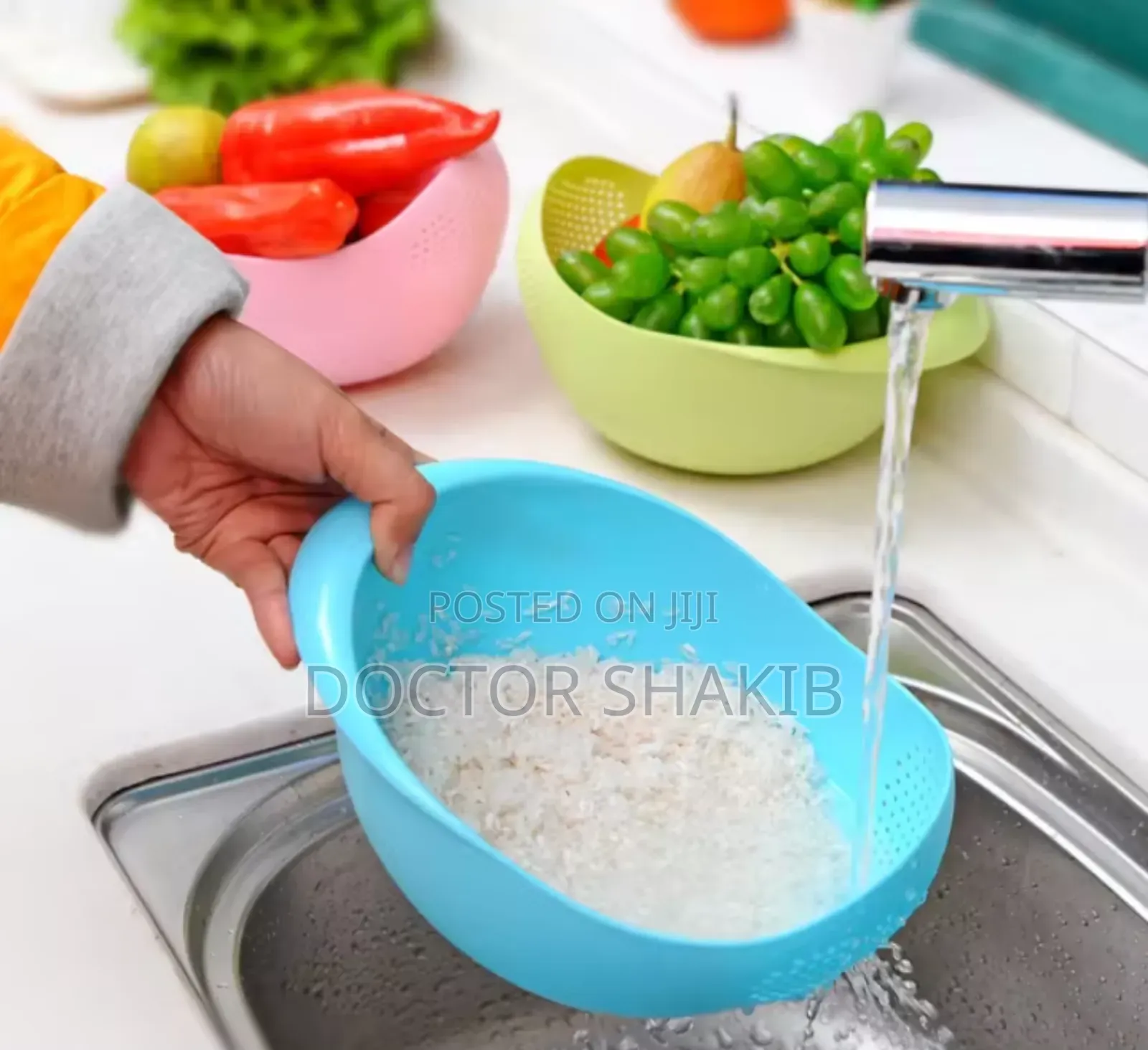New Plastic Rice Colander Sieve
