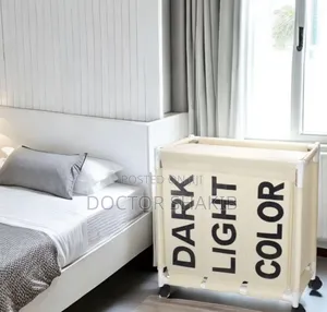 New 3 Partition Laundry Basket