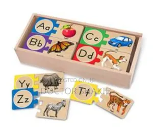 Quality Kids Color Wooden Alphabet Puzzle