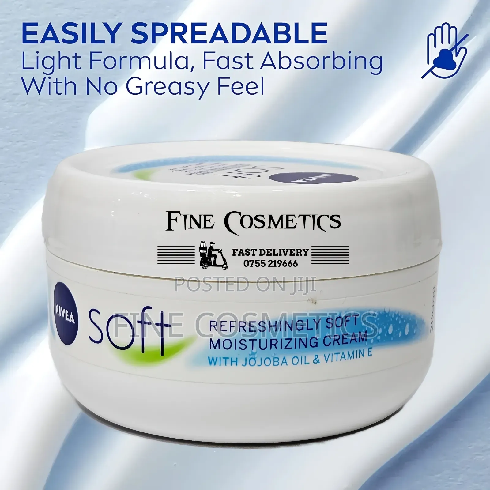 Original Nivea Soft Refreshingly Moisturizing Cream, 200ml