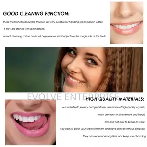 Clear Crystals Teeth Gems