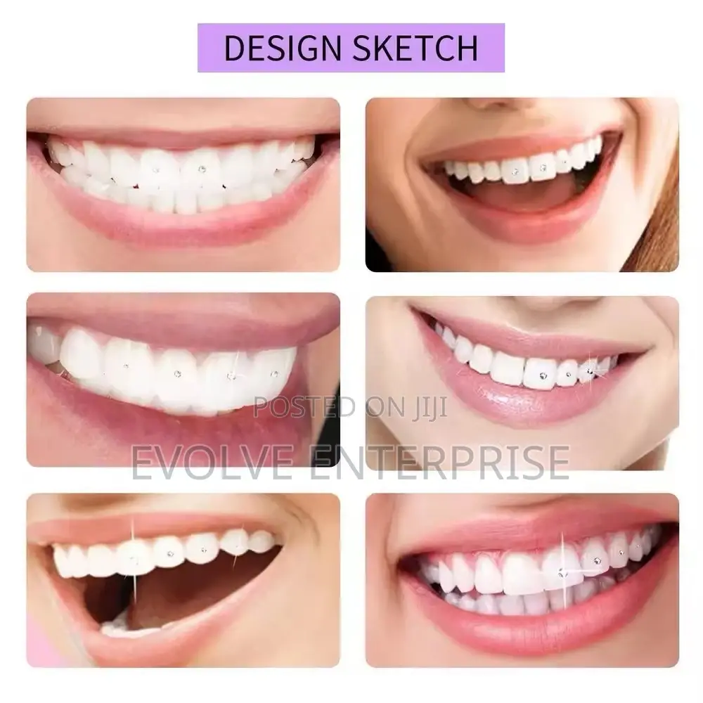 Clear Crystals Teeth Gems