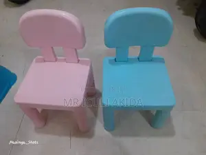 Children Twin Portable Classy Design Plastic Chairs(2pieces)