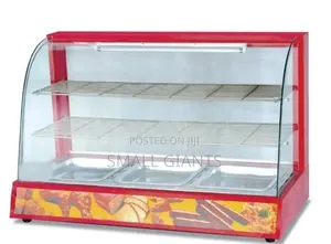 Curved Snack Food Display Warmer