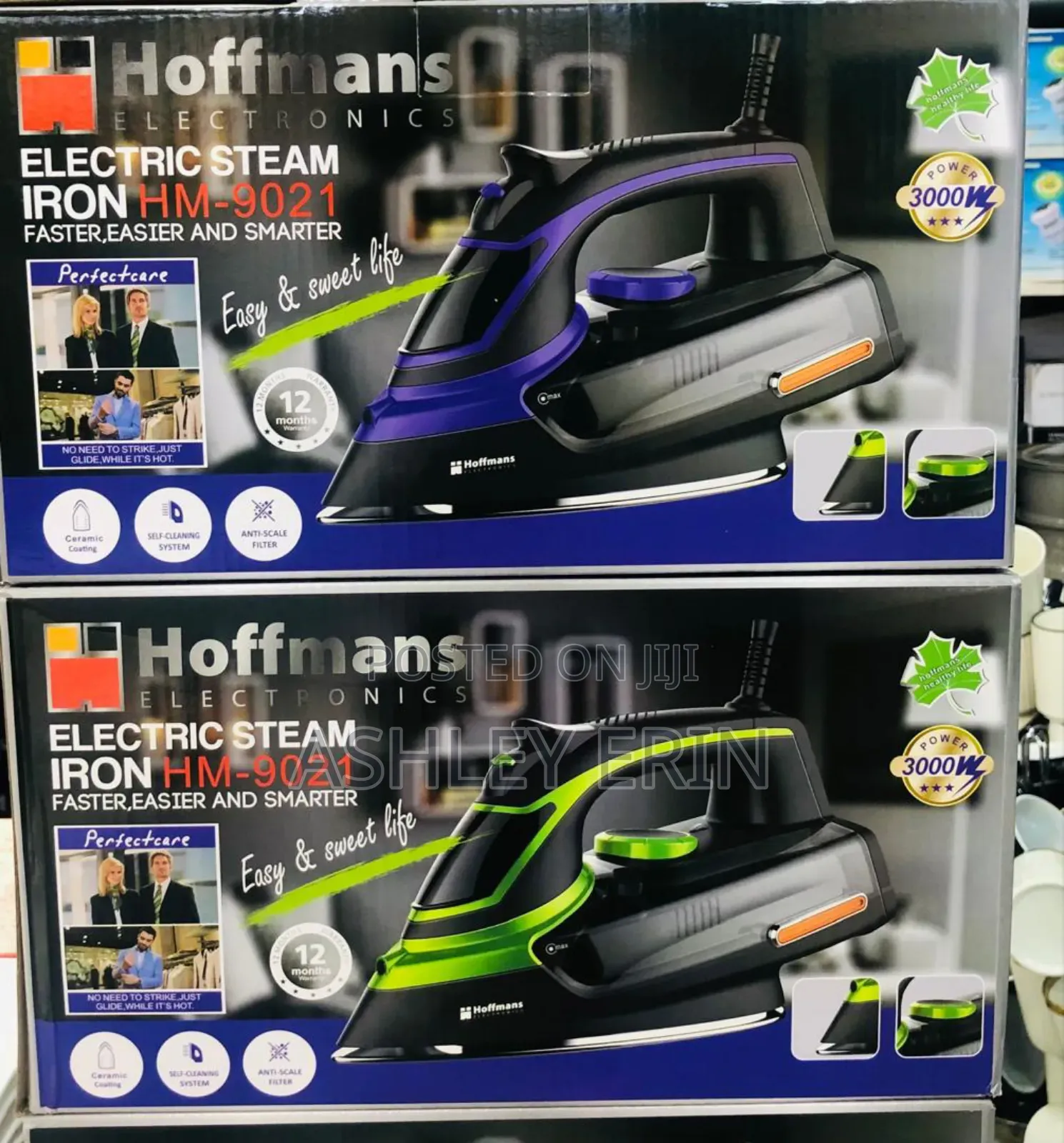 Electric Hoffmans Steam Iron -Faster