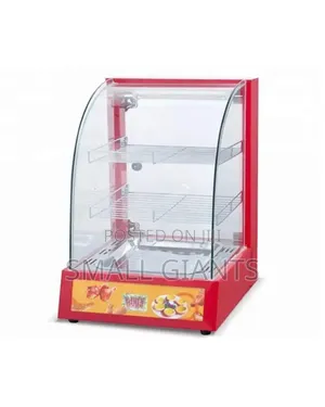 Portable Curved Food Display Warmer