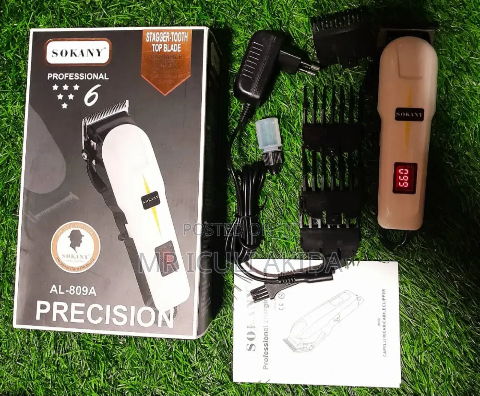 Sokany Professional Cordless Rechargeable Hair Clippers