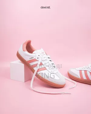 Real Adidas Samba White Wonder Pink Shoes for Women