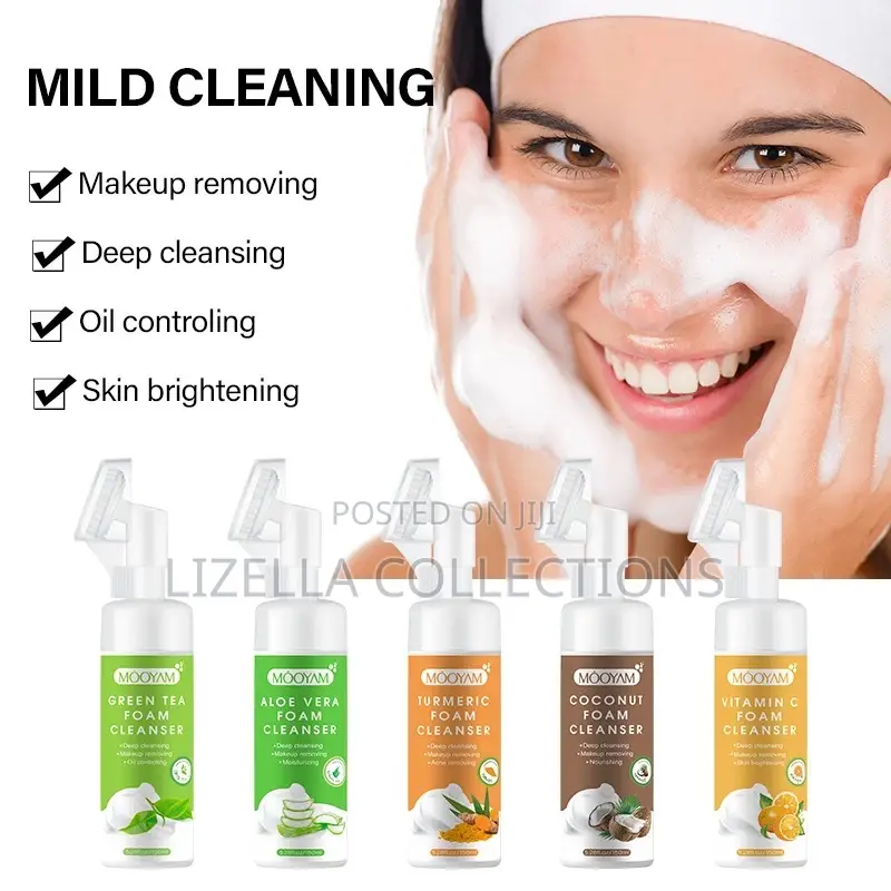 Foam Cleanser-vitamin C, Aloevera, Tumeric Available