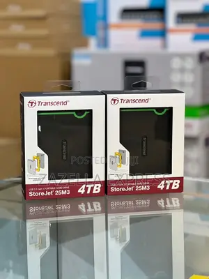 Transcend 4tb Transcend Storejet Usb3.0 Portable Hard Drive