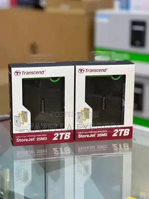 2tb Transcend Storejet 25m3 External Hard Drive-Green