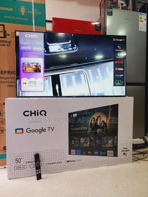 New Restocked Chiq 50inches Google Pro Tv