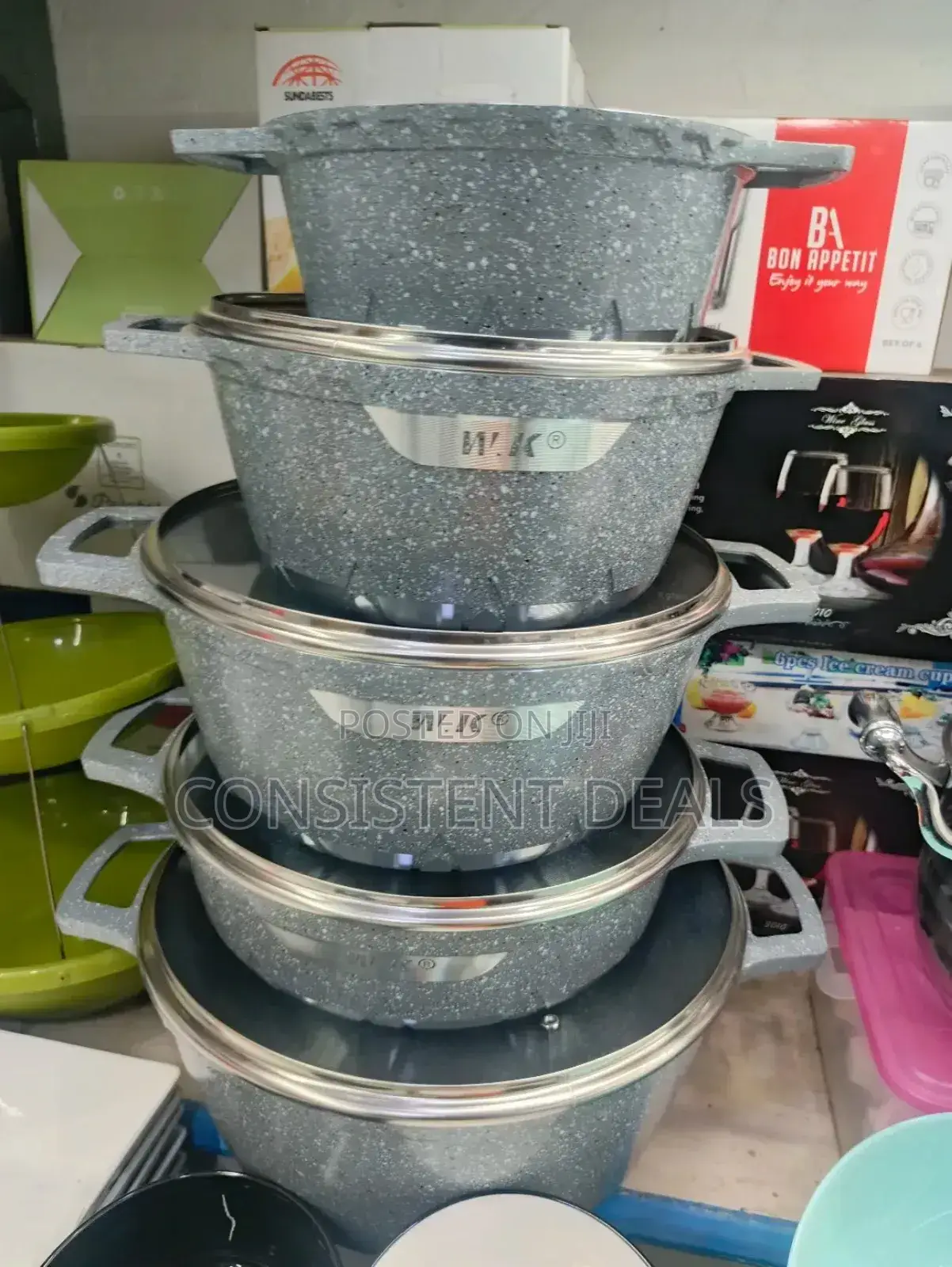 Kitchenware Granite Cookware Set / Casserole Set