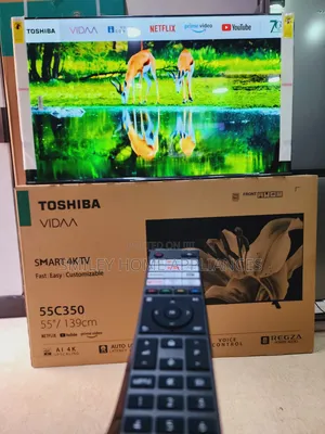 Newly Restocked Toshiba 55inches Smart Tv 55C350