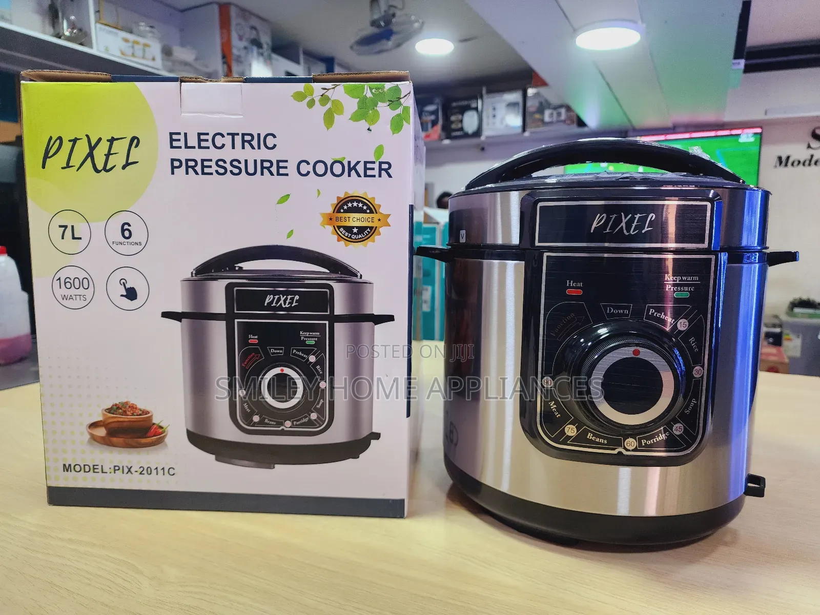 Pixels 7ltrs Electric Pressure Cooker