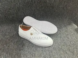 Classic Leather Versace Low Gentle Sneakers in Stock