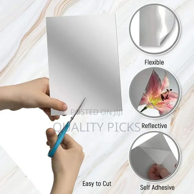 Soft Mirror Sticker Big Flexible Mirror Sheets Full Body