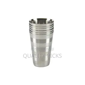 6 Stainless Steel Drinking Tumblers Unbreakable Water Mugs