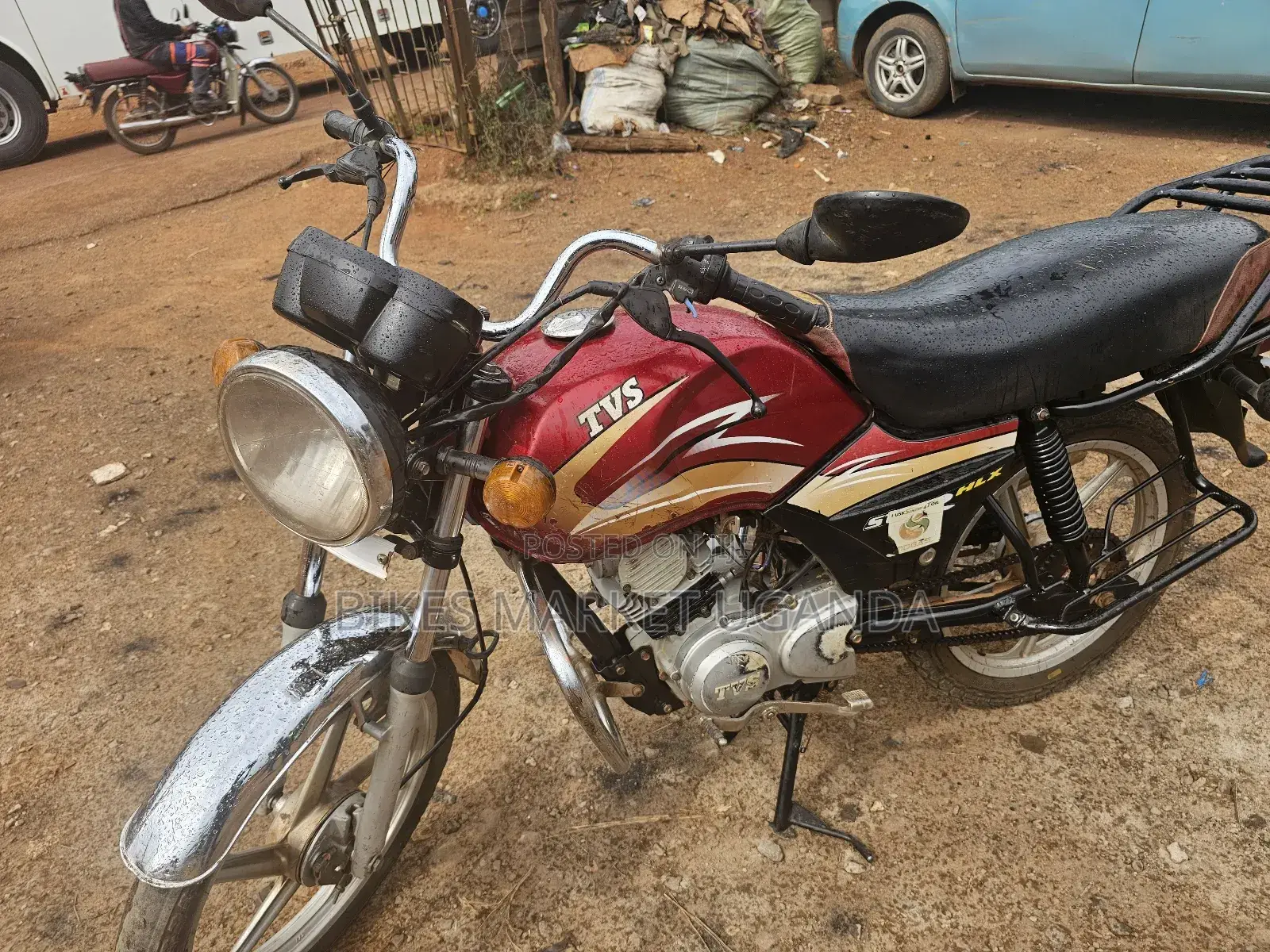 TVS XL 100 2017 Red