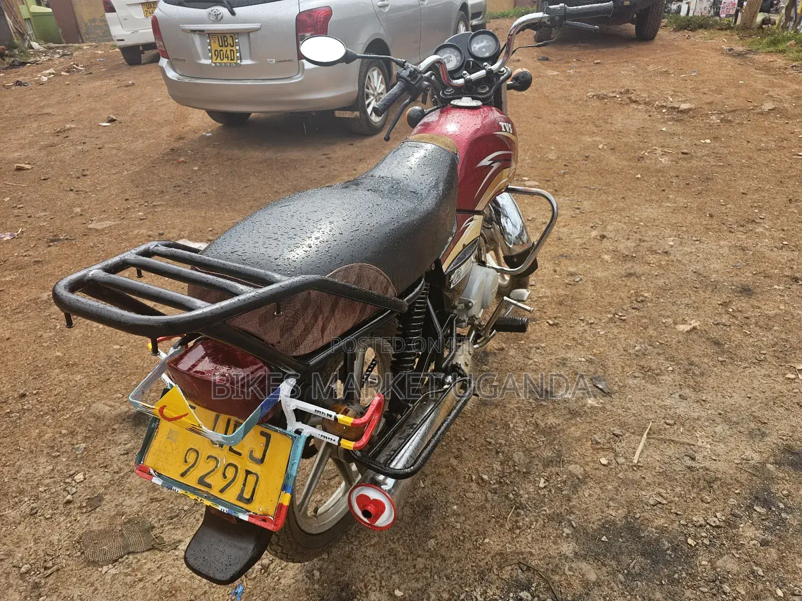TVS XL 100 2017 Red