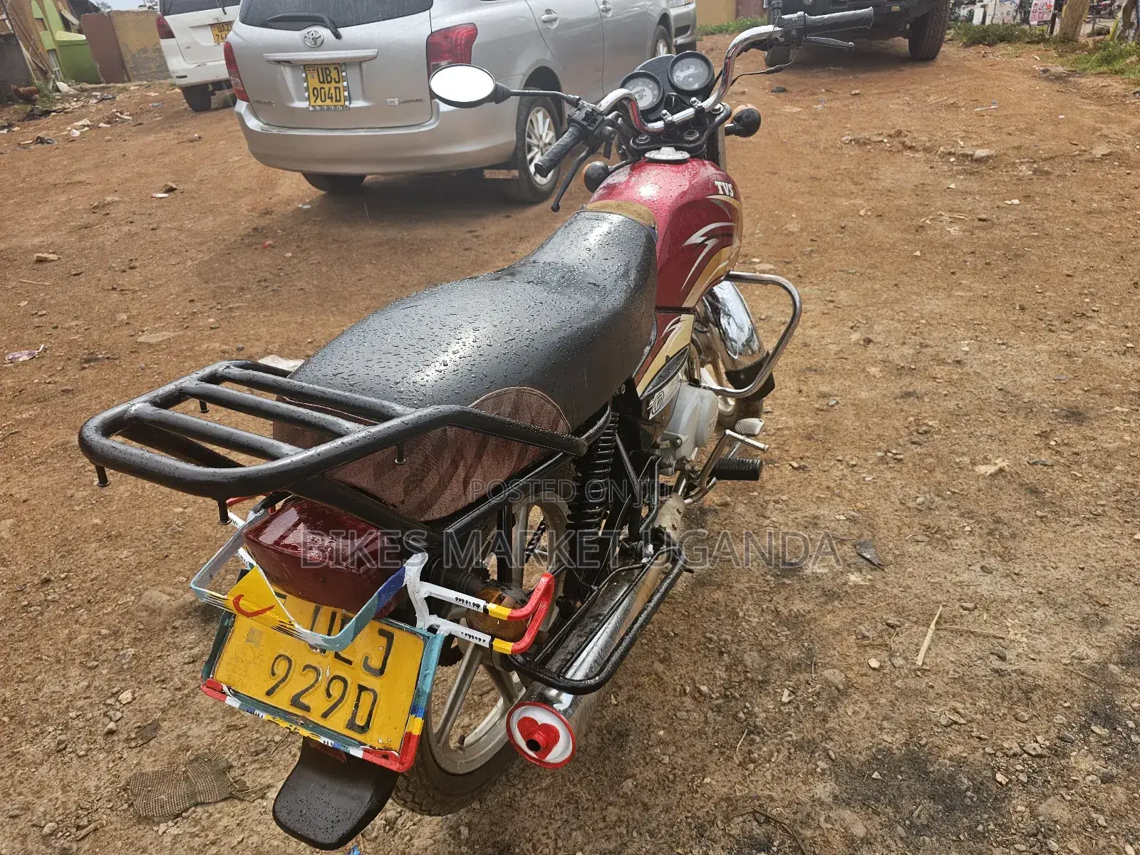TVS XL 100 2017 Red