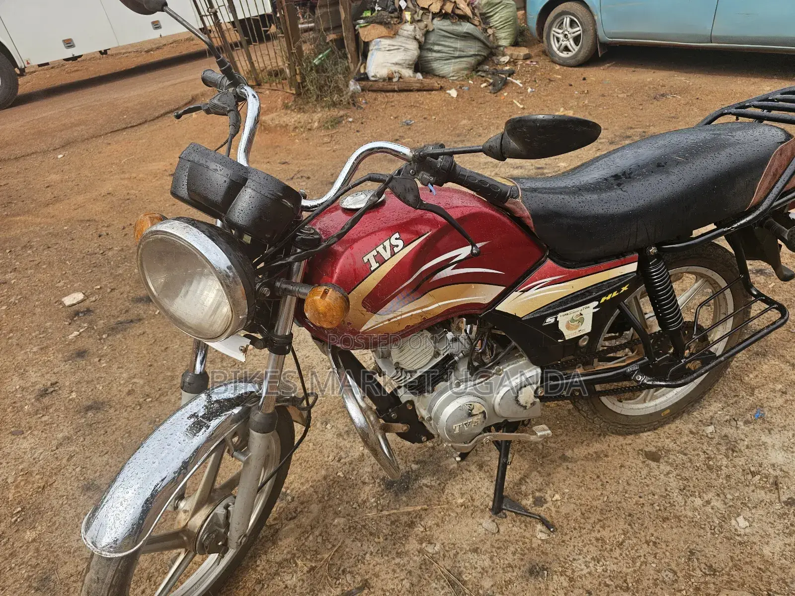 TVS XL 100 2017 Red
