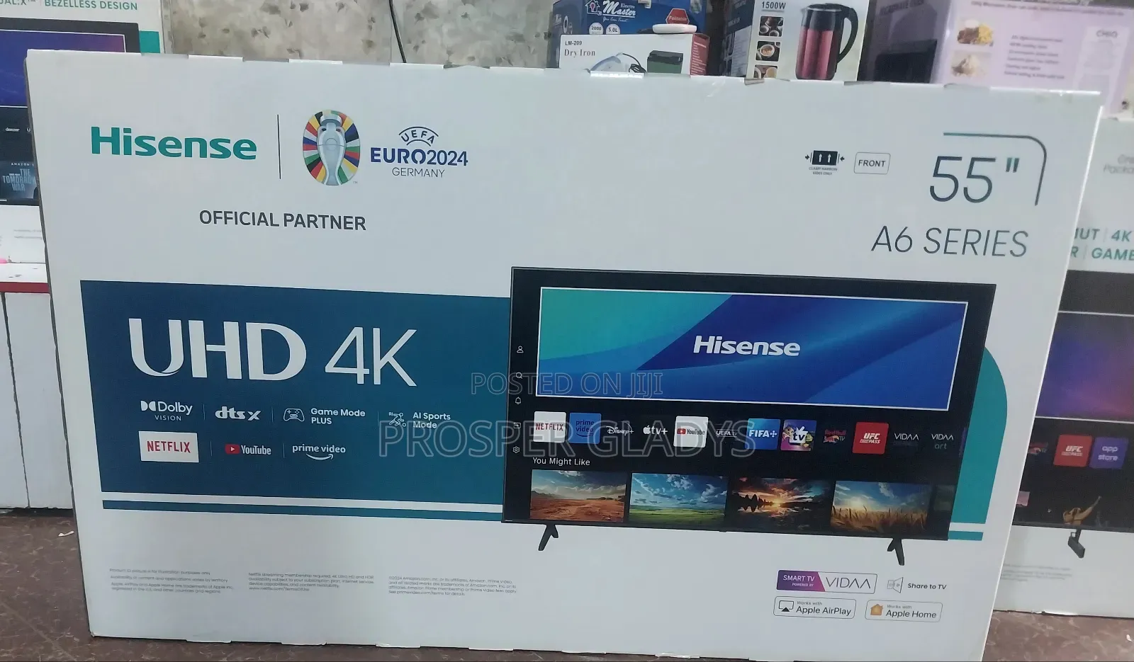 Hisense 55 Smart Digital Flat Screen Flameless