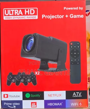 Ultra HD High Dynamic Range Projector Plus Game