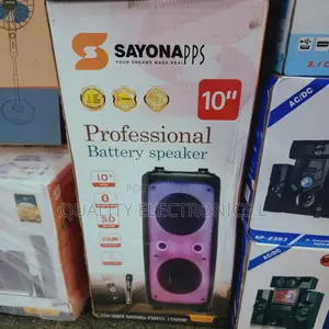 Sayona 10" Rechargeable Partybox Speakers