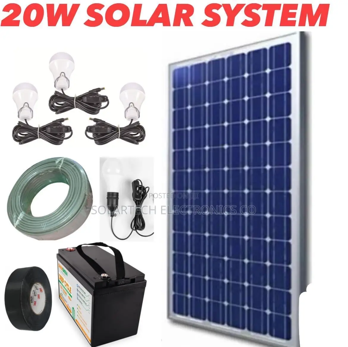 Solar Energy System 20W Original