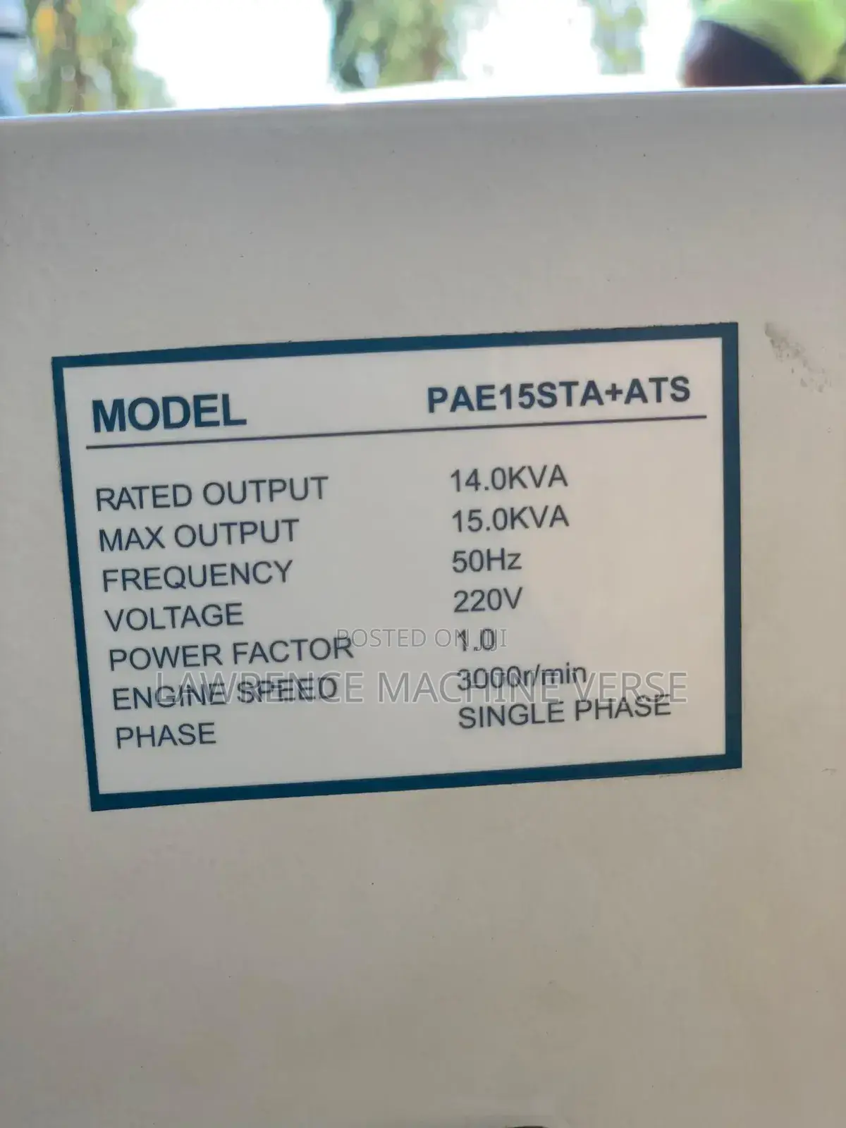 Diesel Generator 15kva Silent