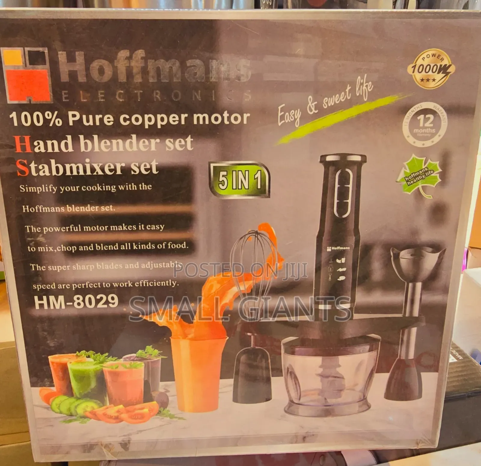 5 in 1 Hoffmans Hand Blender Set Stabmixer Set