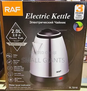 New 2.0L RAF Electric Kettle
