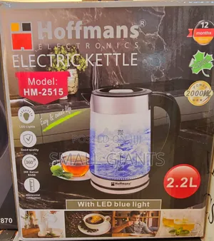 2.2L Hoffman Electric Kettle With LED Blue Light