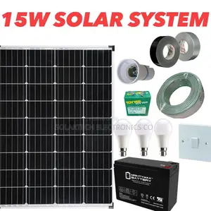 Solar System Full Kit 15W Panel 10ah Battery
