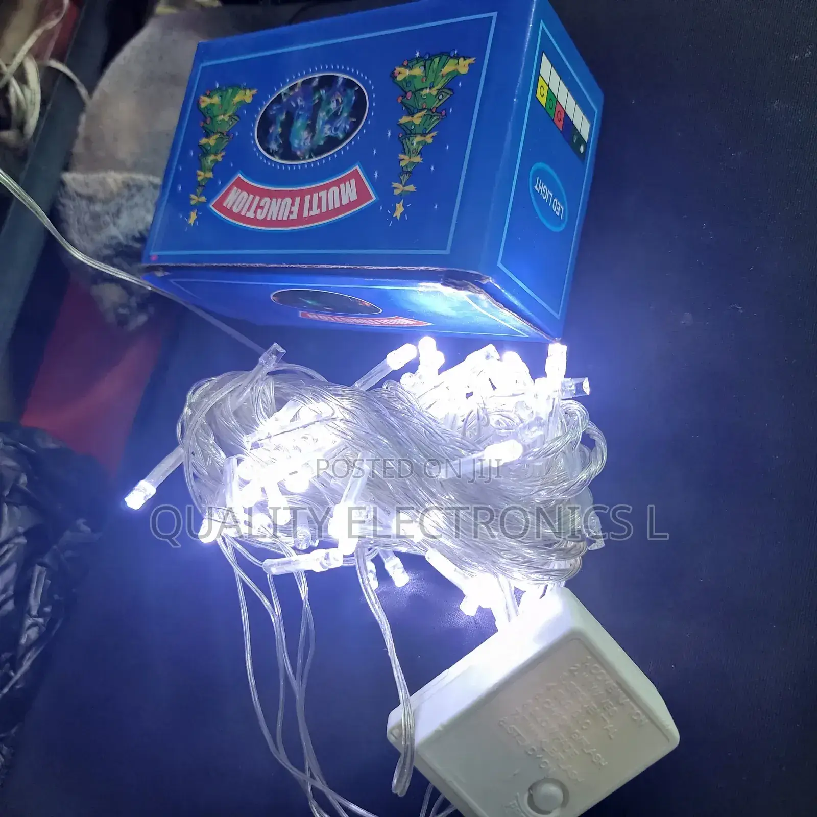 Christmas Disco Lights White