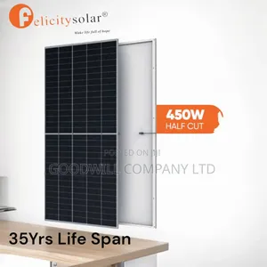 450w Mono Crystalline Solar Panel TENNA 35yrs Life Span