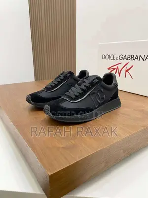 Original Triple Black Dolce Gabbana Casual Sneakers