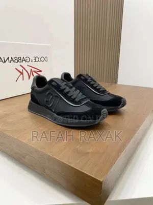 Original Triple Black Dolce Gabbana Casual Sneakers